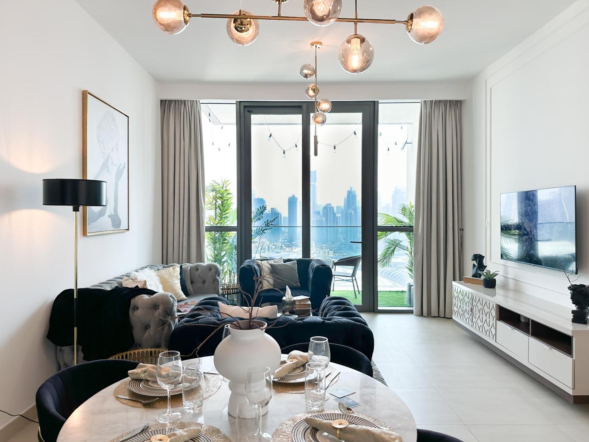 Stylish 2 Bedroom Dior-Inspired Apartment Connected To Dubai Mall Exterior foto